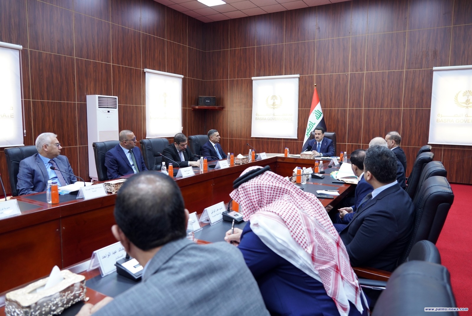 السوداني يصل البصرة ويطلع على استعداداتها لبطولة خليجي 25